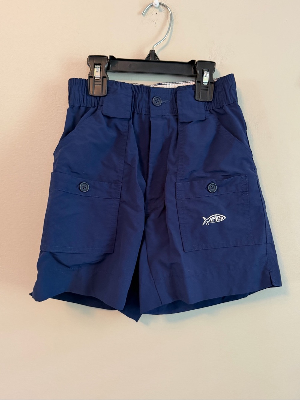 AFTCO Navy Cargo Shorts